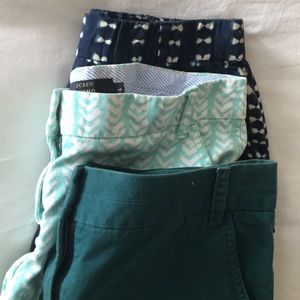 JCREW CHINOS Three pairs